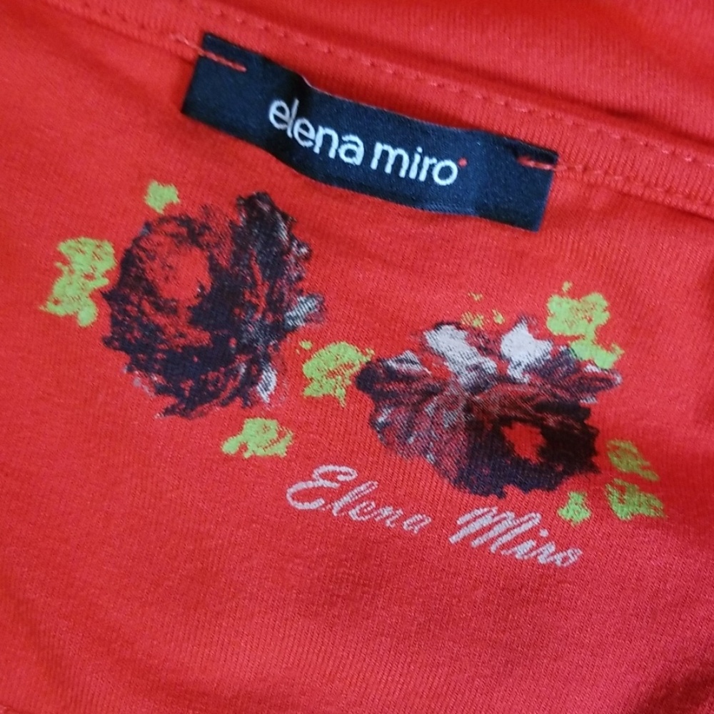 Elena Miro Red Dress Size XL - Picture 5 of 6